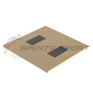 Купить Помост тяжелоатлетический 3х3х0,1м, рез. амортизаторы 1х0,5х0,04м в Почепе 
