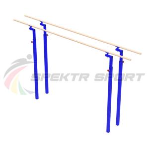 Купить Брусья гимнастические мужские массовые со стеклопластиковыми жердями (уличн. под бетонирование) в Почепе 