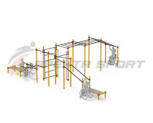 Купить Спортивный комплекс для инвалидов-колясочников WRK-D23_76mm в Почепе 
