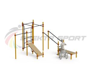 Купить Спортивный комплекс для инвалидов-колясочников WRK-D20_76mm в Почепе 