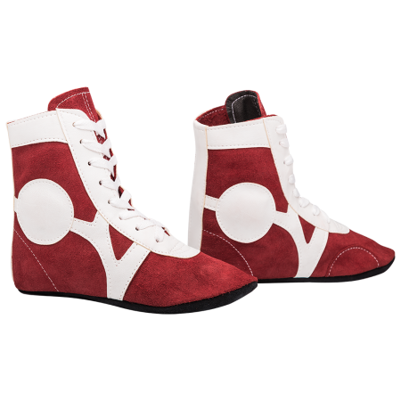 Купить Обувь для самбо RS001/2, замша, красный Rusco в Почепе 