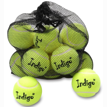 Купить Мяч для большого тенниса Indigo (12 шт в сетке) начальный уровень в Почепе 