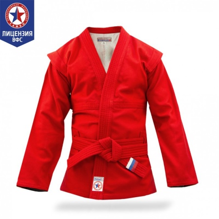 Купить Куртка для самбо "Атака" ВФС (подкладка, пояс)  р 36-48 в Почепе 